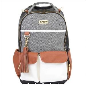 Itzy Ritzy Coffee & Cream Boss Diaper Backpack